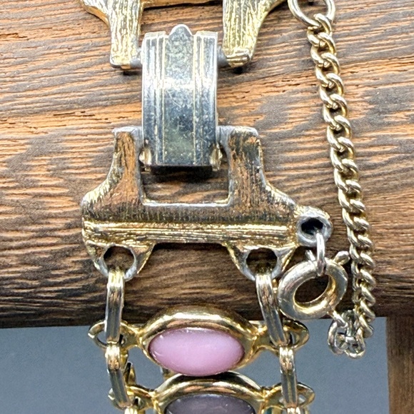 Multicolored Oval Glass Bracelet - Picture 4 of 4